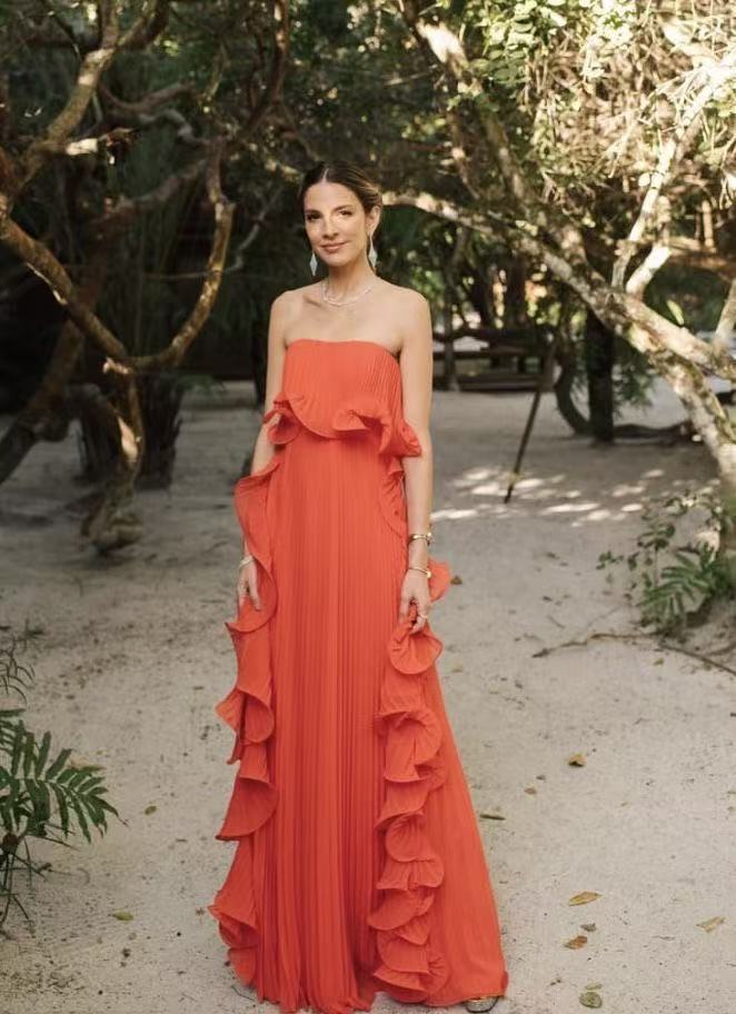 Women's Casual Unique Summer Pleated Dress Dresses