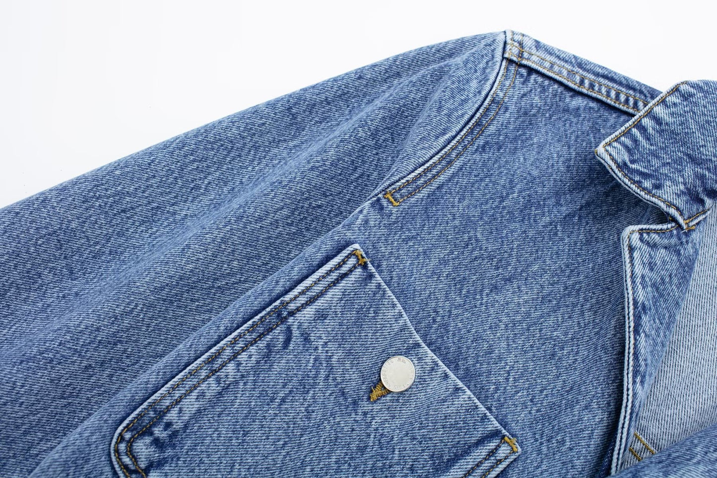 Women's Long Sleeves Denim Urban Casual Personalized Jumpsuits