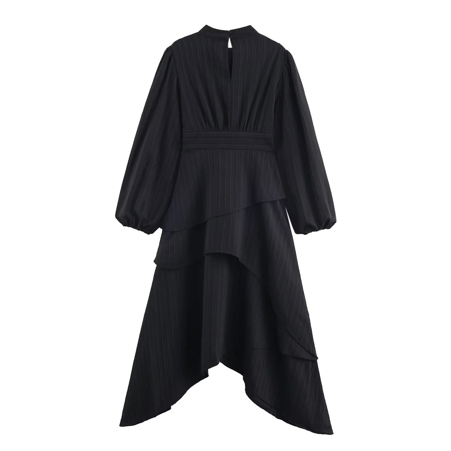 Women's Autumn Comfortable Korean Casual Style Beautiful Beaded High-grade Round Dresses