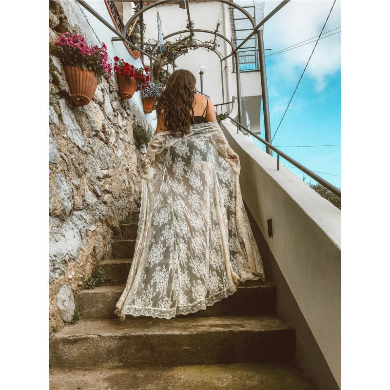 Loose Beach Long Dress Holiday Bikini Cardigans