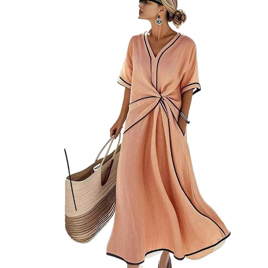 Summer Bohemian Style Elegant Temperament Commute Dress