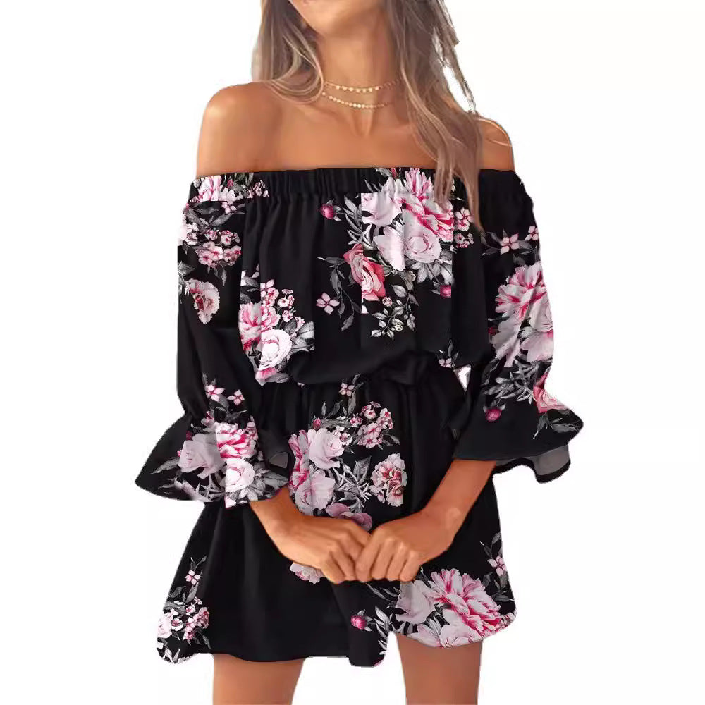 Unique Trendy Women's Sexy Fashion Printed Dress