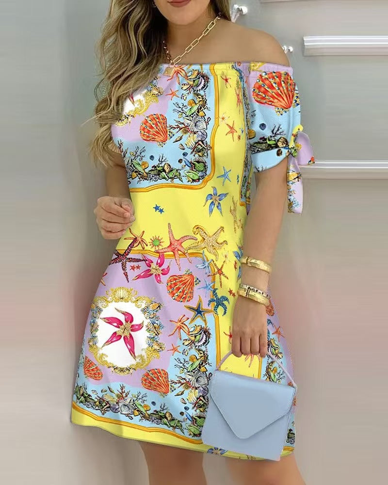 Classy Fashion Sexy Printed For Woman Dress