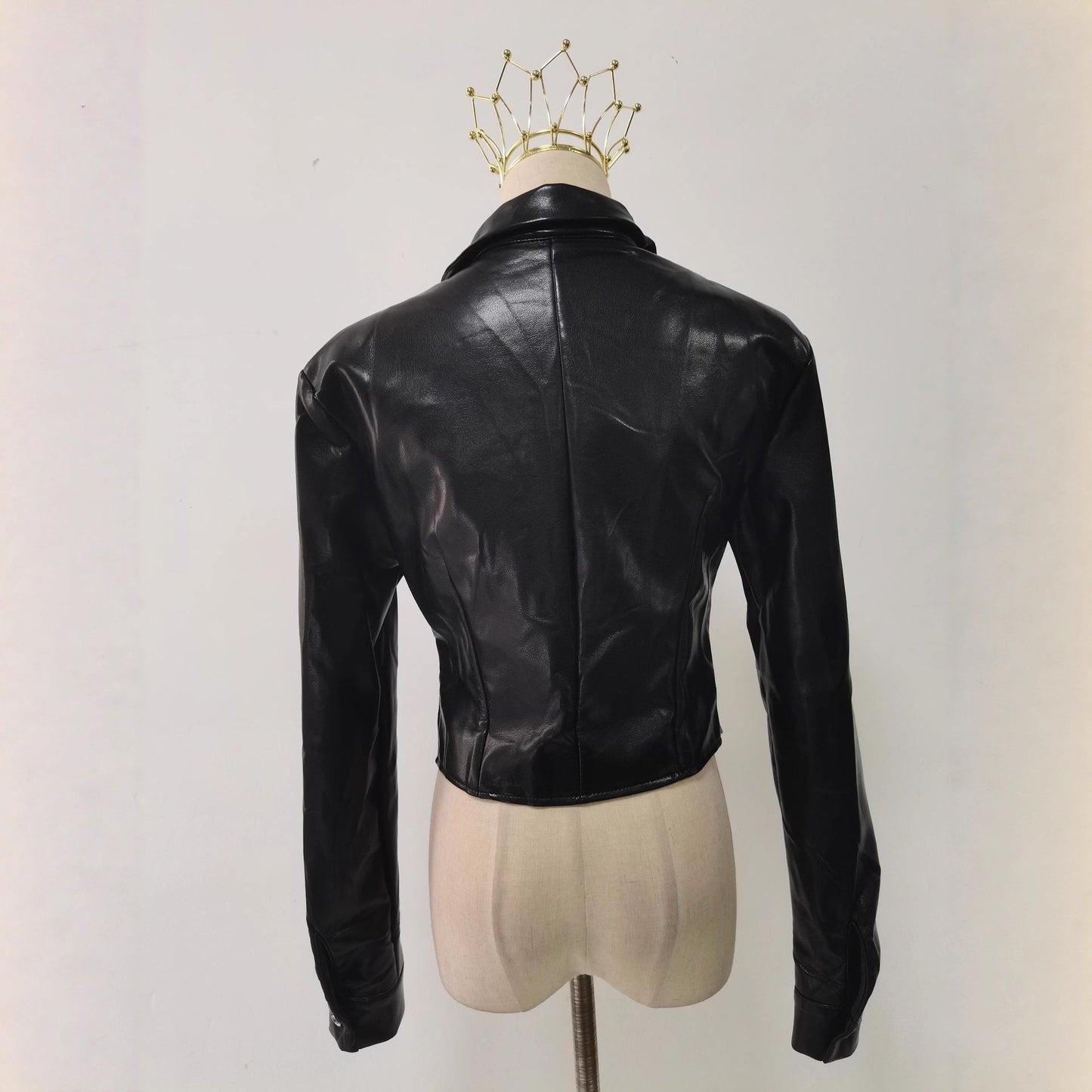 Women's Street Style Cool Irregular Splicing Autumn Coats