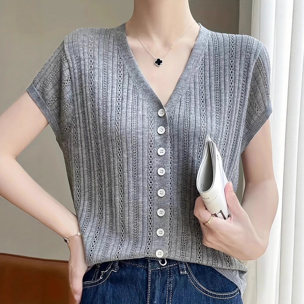 Women's Outer Wear Elegant Simple Western Style Slimming Knitted Cardigans