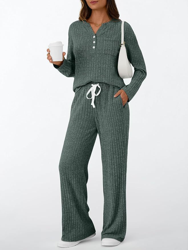 Pretty Women's Outerwear Casual Trousers Set Women's Sweater