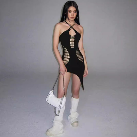 Women's Summer Sexy Cutout Slim Fit Sling Dress