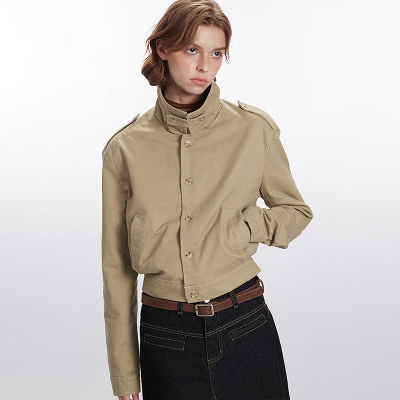 Small Autumn High Class Elegant Work Coats