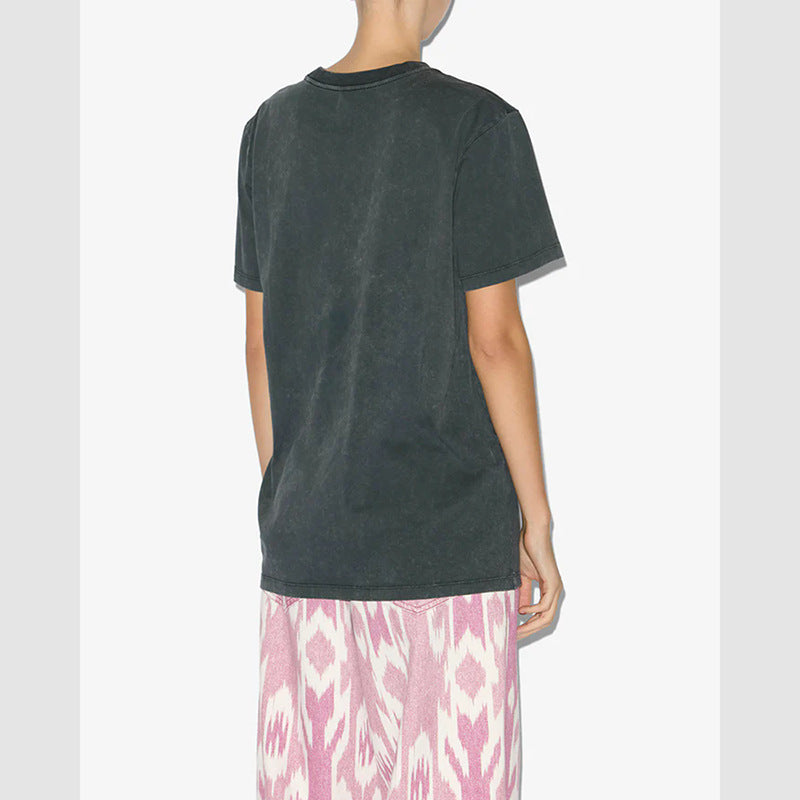 Women's North American Niche Letter Printing Fried Blouses