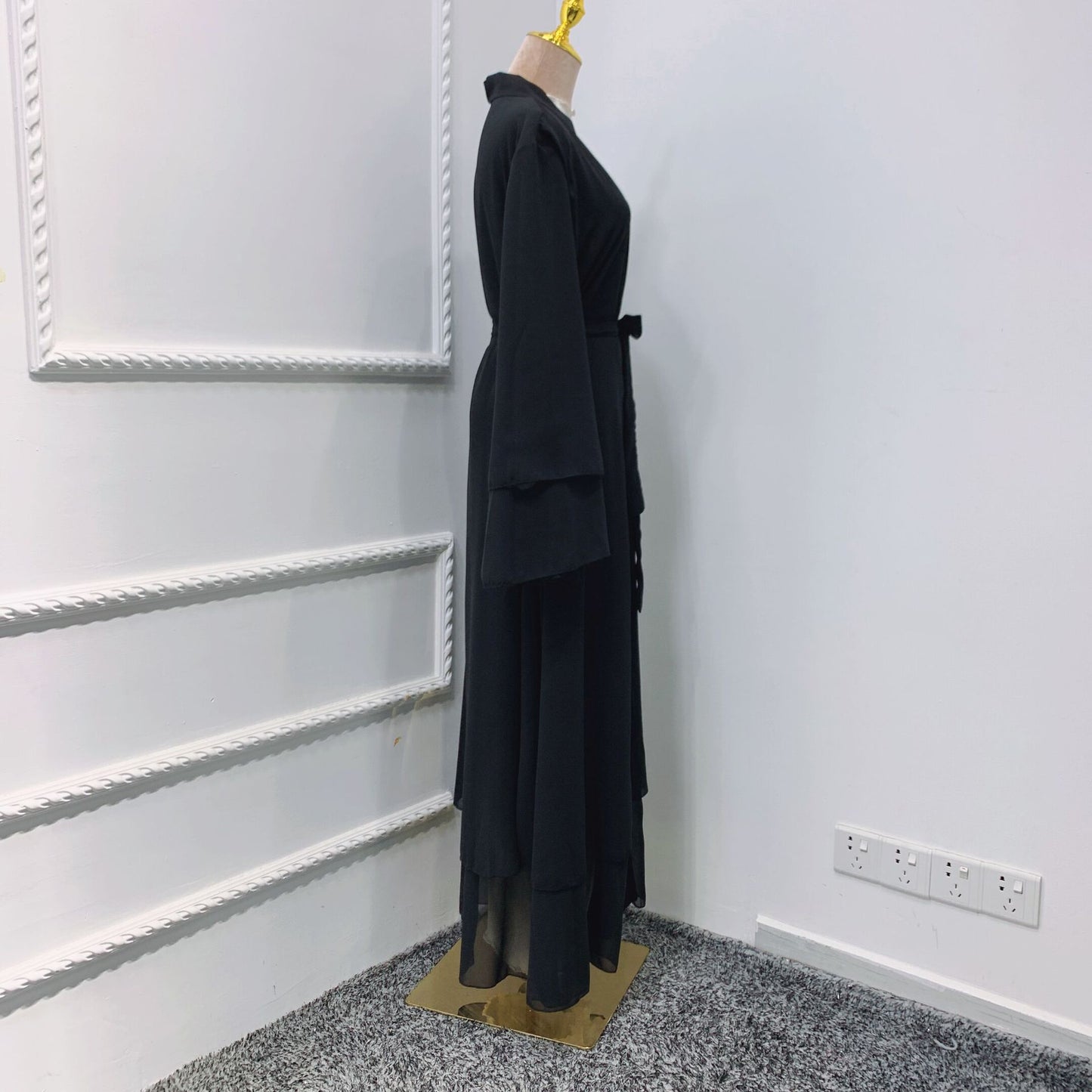 Women's Soft Elegant Robe Solid Color Dress Dresses