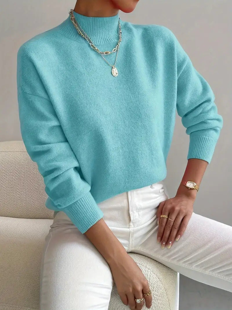 Women's Casual Comfortable Elegant Pullover Knitted Temperament Sweaters