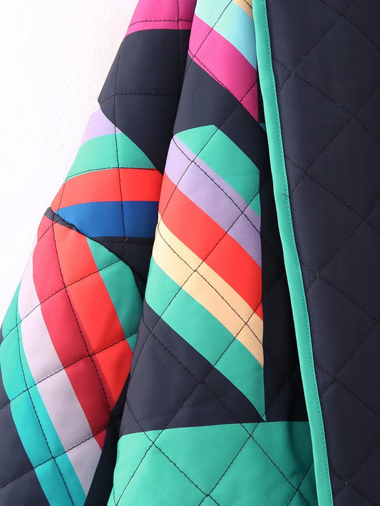 Women's African Loose Quilting Stitching Cotton Padded Coats