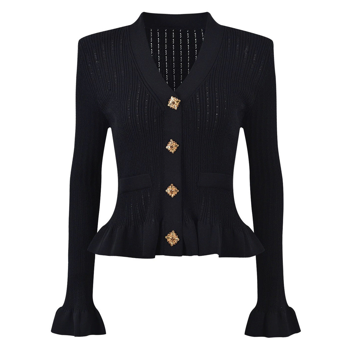 Women's High Version Versatile Fashionable Knitted Tup Fishtail Suits