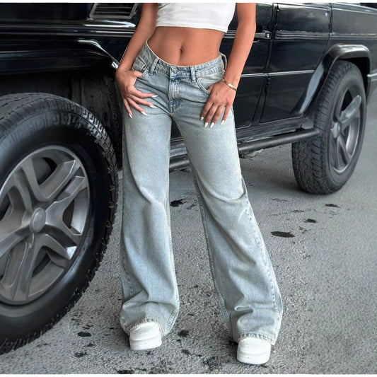 Women's Stretch Personality Street Washed Fashion Jeans