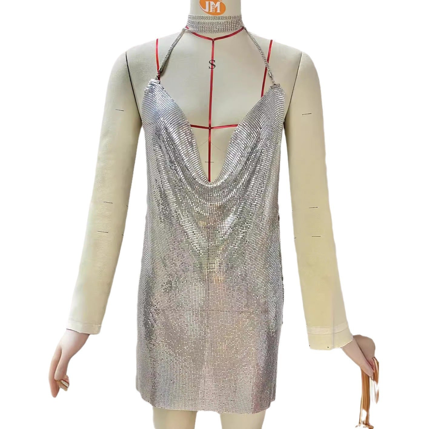 Women's Sequins Dress Sexy Sweet Style Rhinestone Dresses