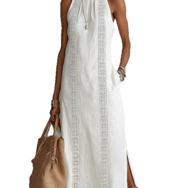Women's Solid Color Loose Long Shirt Fashion Dress