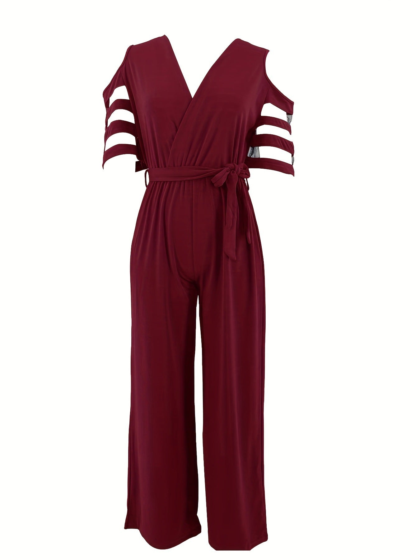 Women's Sexy Solid Color High Waist One-piece Pants