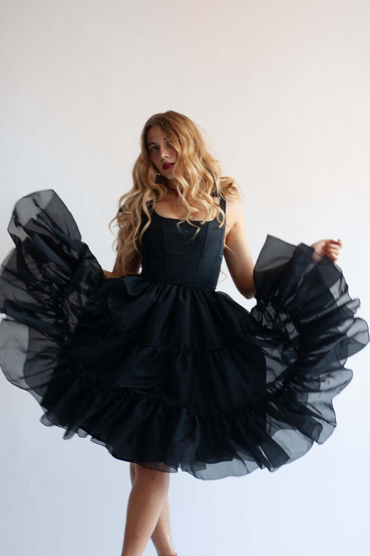 Women's Summer Fashion Temperament Wide Camisole Sleeveless Backless Dress