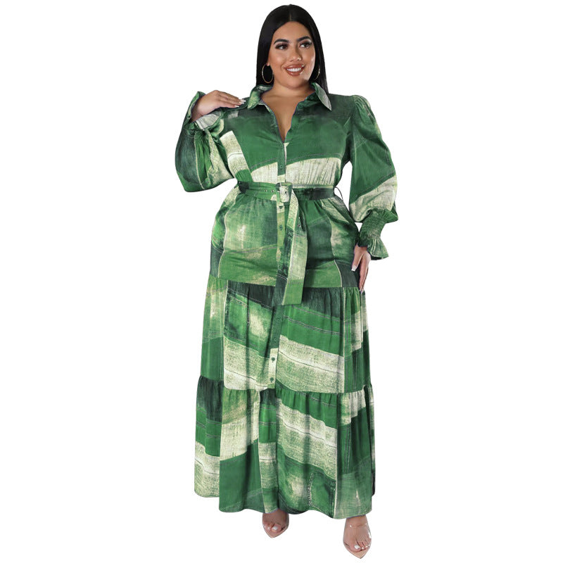 Women's Fashion Summer Shirt Collar Dress Dresses