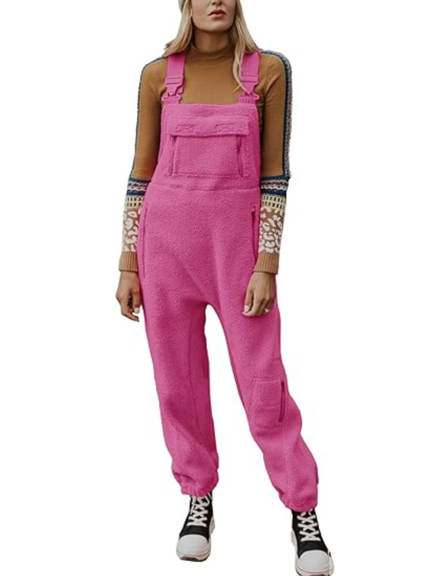 Women's Comfortable Creative One-piece Loose-fitting Overalls Jumpsuits