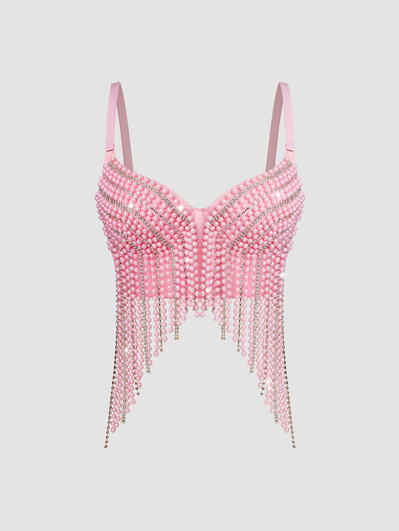 Fishbone Bra Beaded Tassel Sling Hot Tops