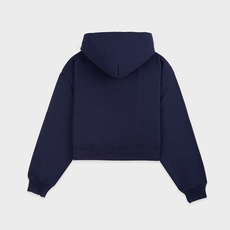 Women's American Niche Crown Letters Printed Fleece Sweaters