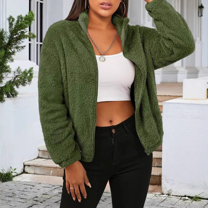 Women's Fashionable Winter Long Sleeve Plush Loose Women's Sweater, Sweater