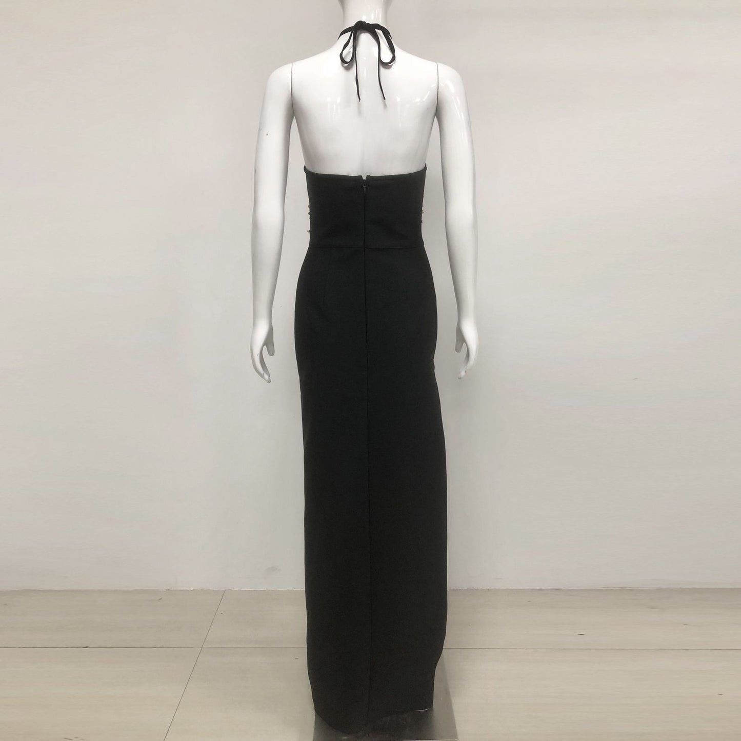 Women's Bandage Sleeveless Rhinestone High Waist Slim Fit Slimming Party Dresses