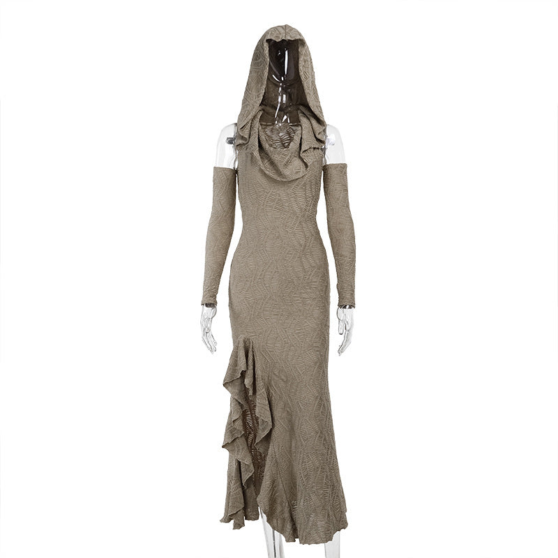 Women's Dress Vintage Sand Dune Waste Soil Dresses
