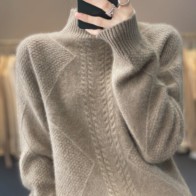 Women's Thick Soft Glutinous Loose Pullover Idle Style Casual Sweater
