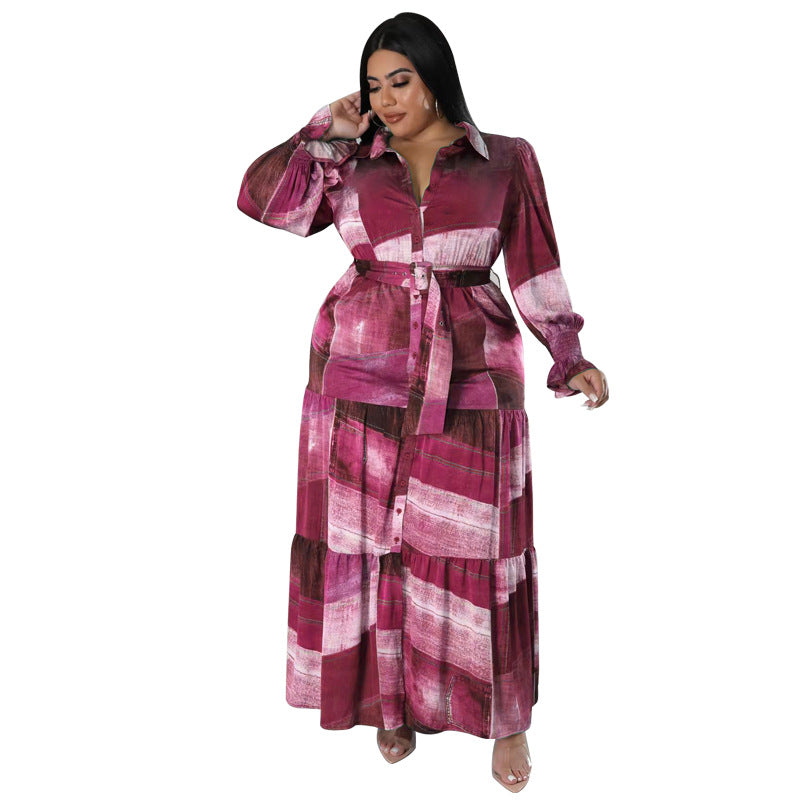 Women's Fashion Summer Shirt Collar Dress Dresses
