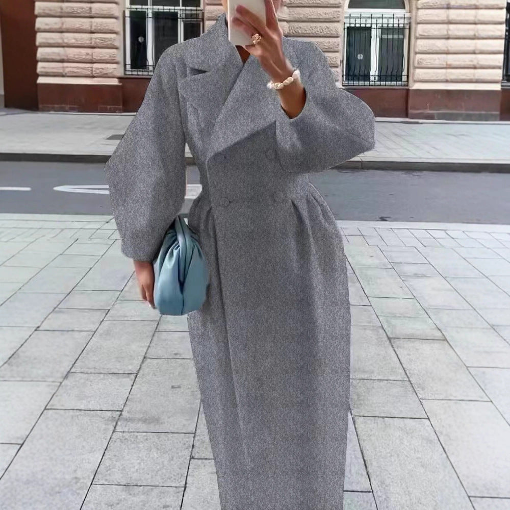 Vintage Court Style Lantern Sleeve Large Coats