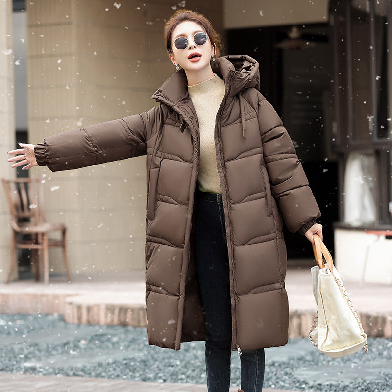Women's Long Winter Korean Style Loose Thick Coats