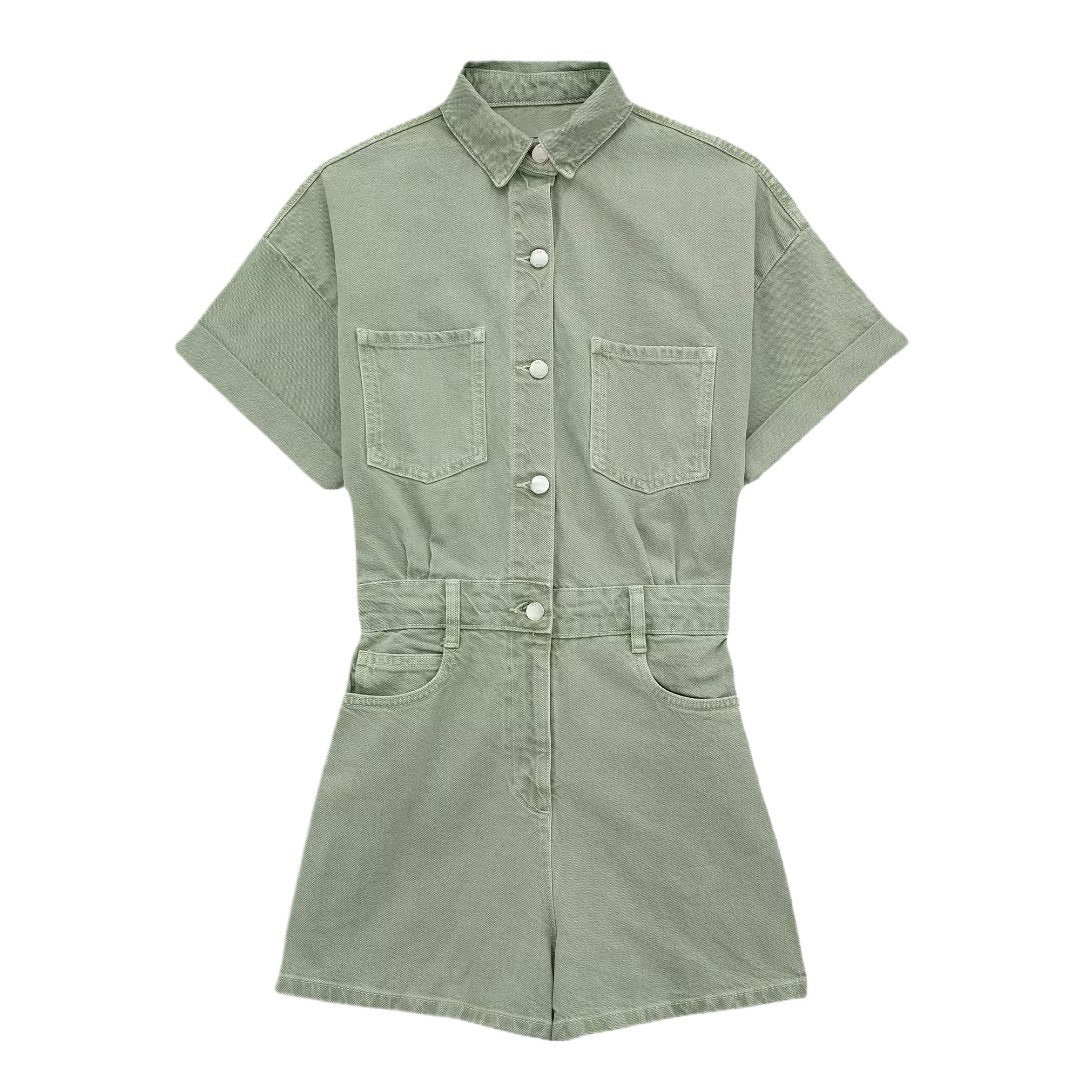 Women's Durable Slouchy Home Summer Denim Shorts