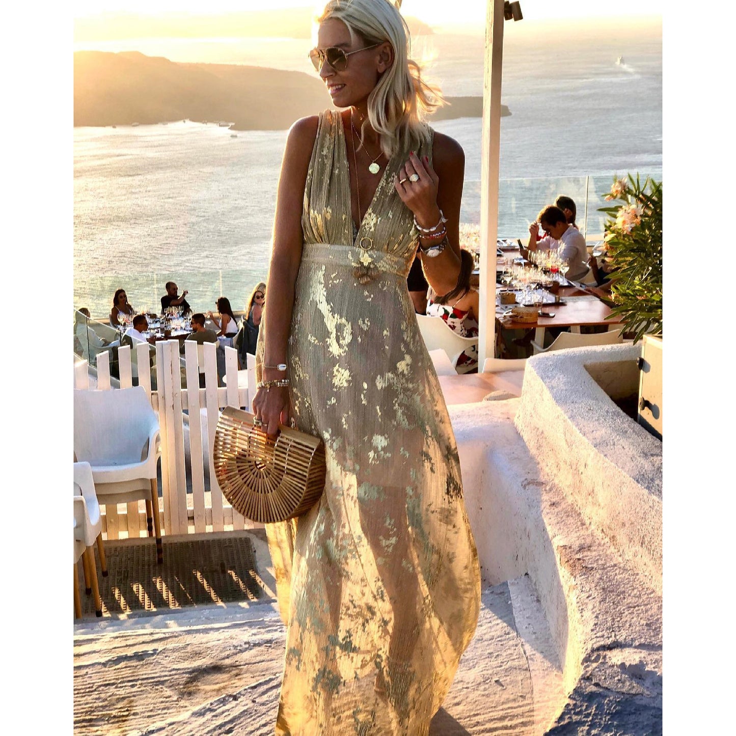 Women's Sexy Bronzing Dress Leisure Holiday Party Dresses