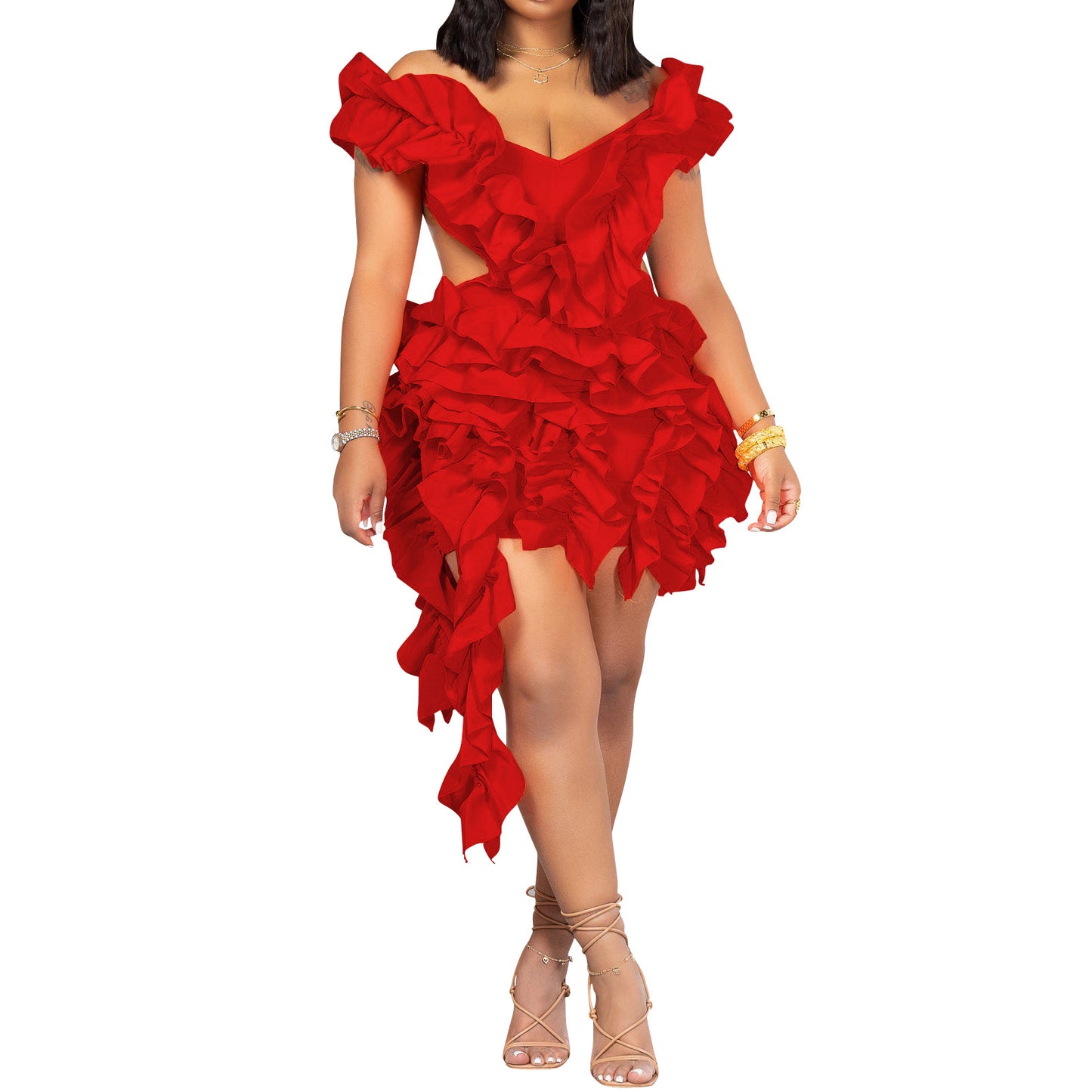 Women's Sexy Sleeveless Backless Stringy Seedge Dress Dresses