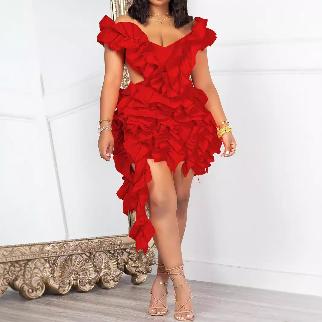 Women's Sexy Sleeveless Backless Stringy Seedge Dress Dresses