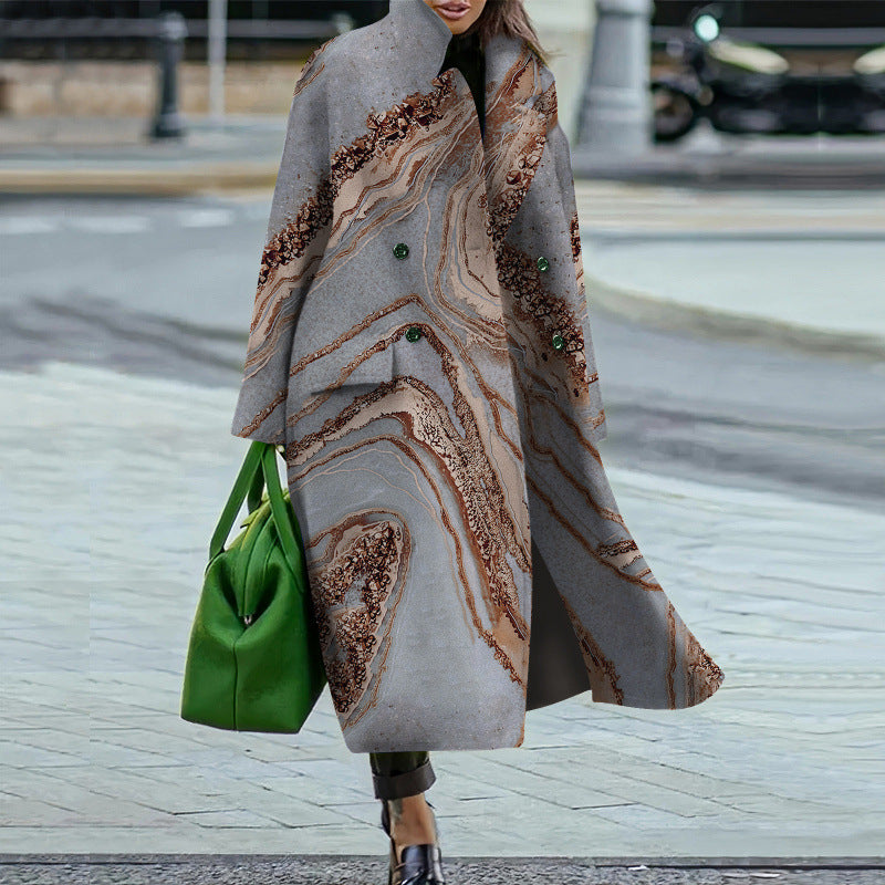 Women's Loose Winter Autumn Woolen Warm Commuting Coats