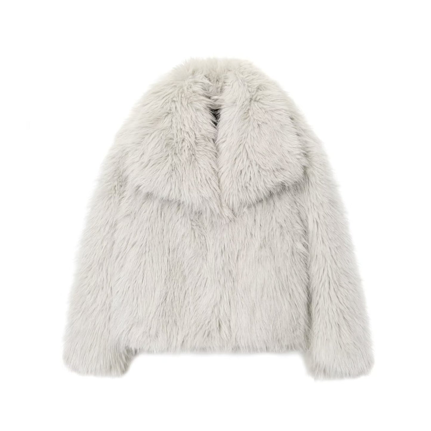 Women's Winter Fashionable Elegant Artificial Fur Coats
