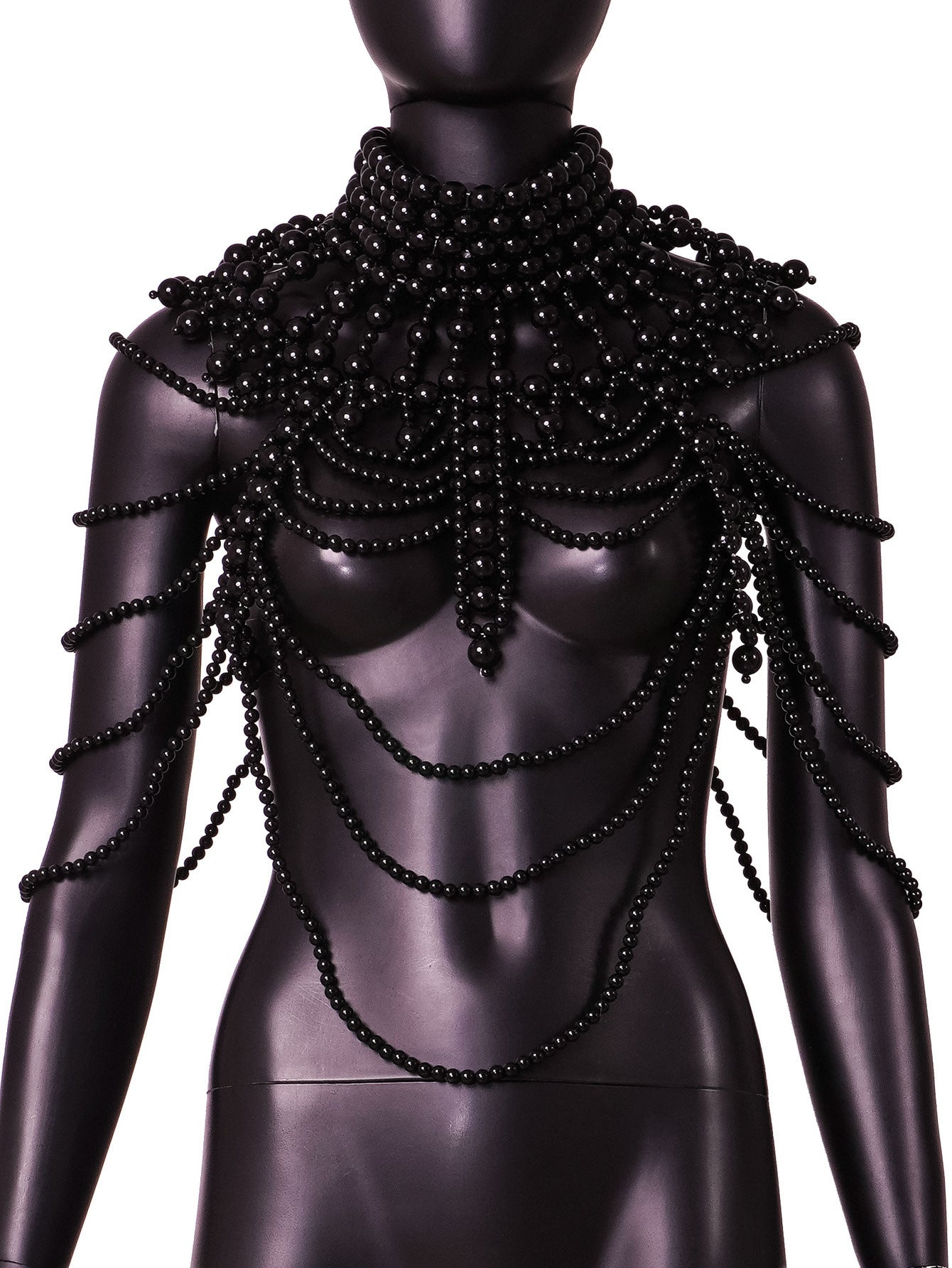 Women's Summer Sexy Pearl Halter Necklace Knitwear