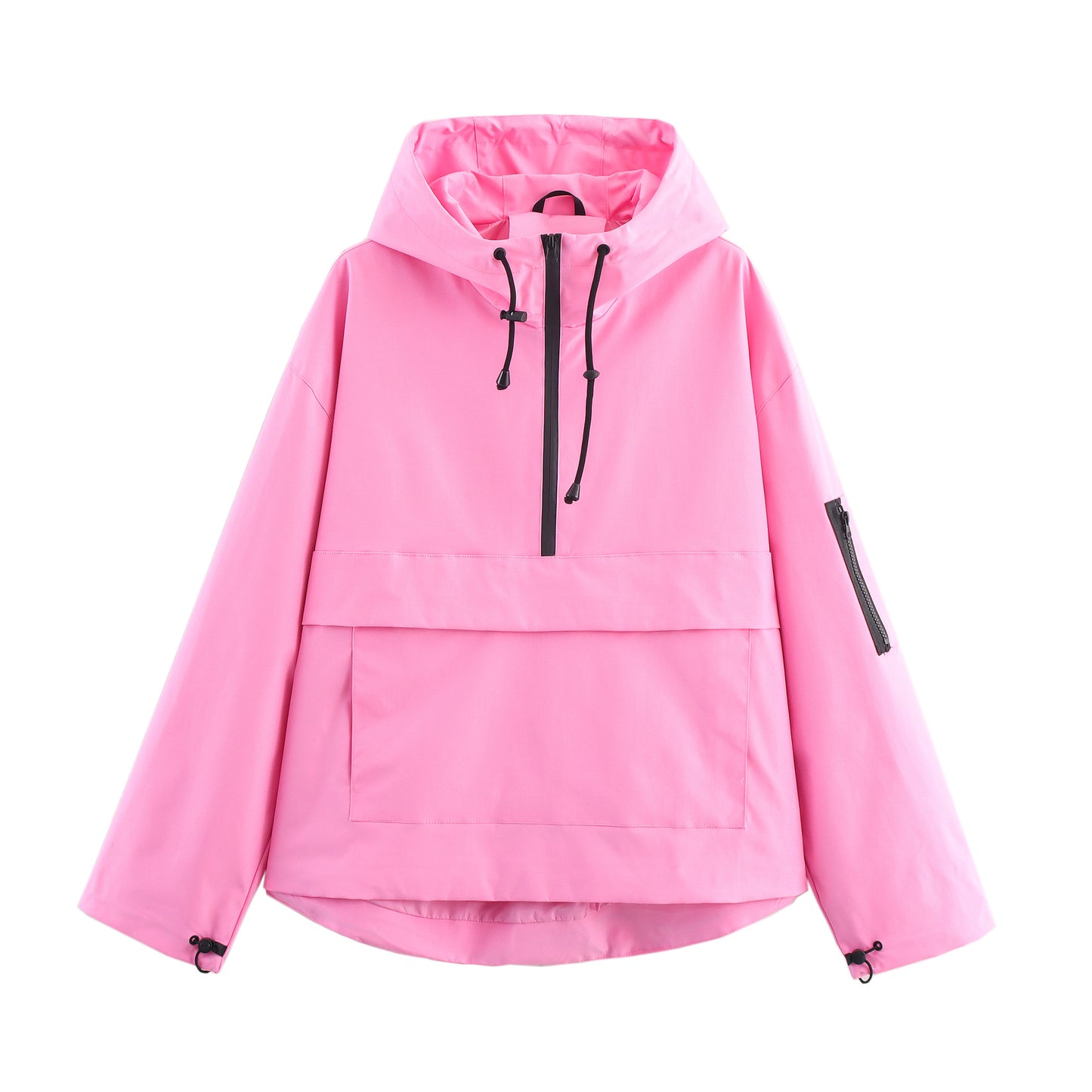 Women's Versatile Casual Hooded Big Pocket Coats