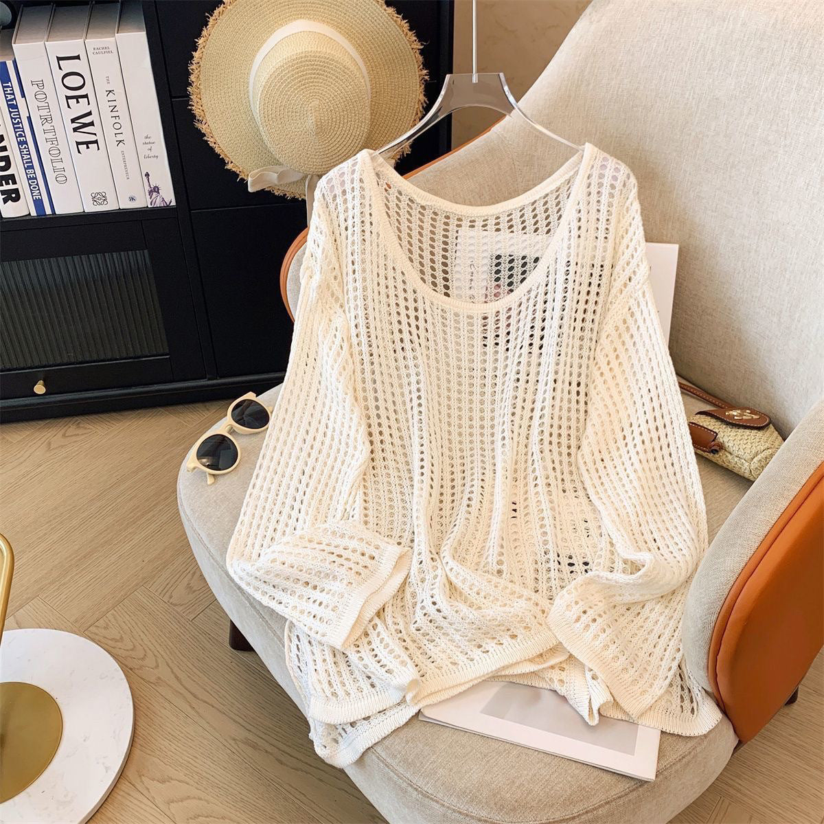Women's Hollow Wool Summer Lazy Loose Flab Women's Sweater