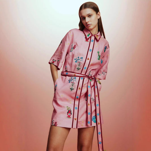 Casual Fashion Linen Shirt Temperament Wild Dress