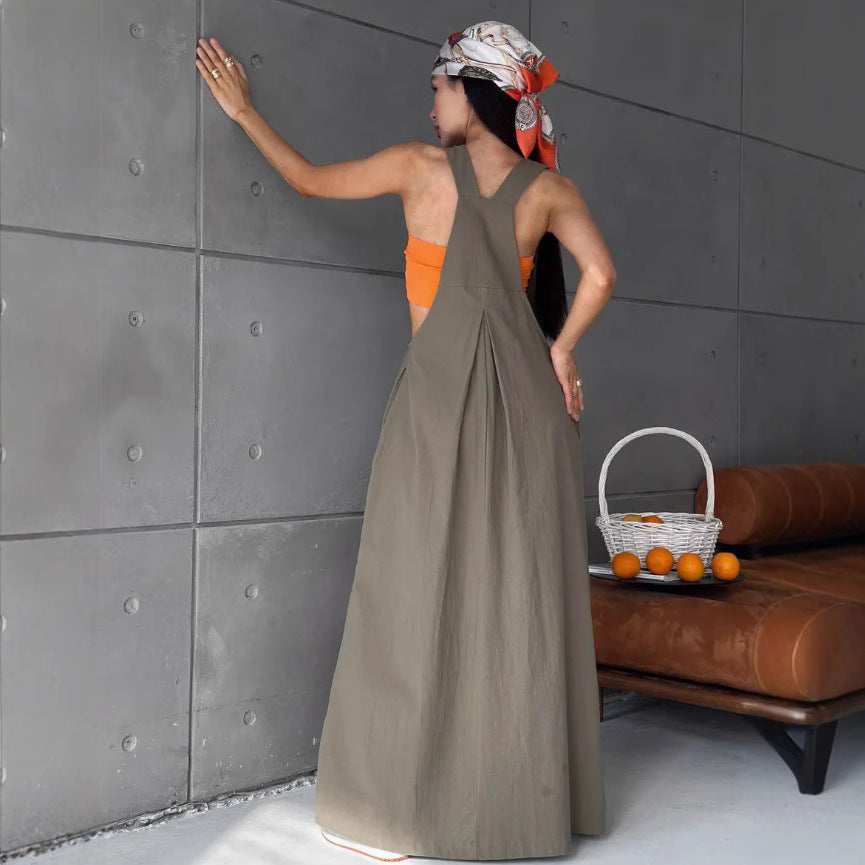 Bohemian Style Loose Waist Princess Long Dress