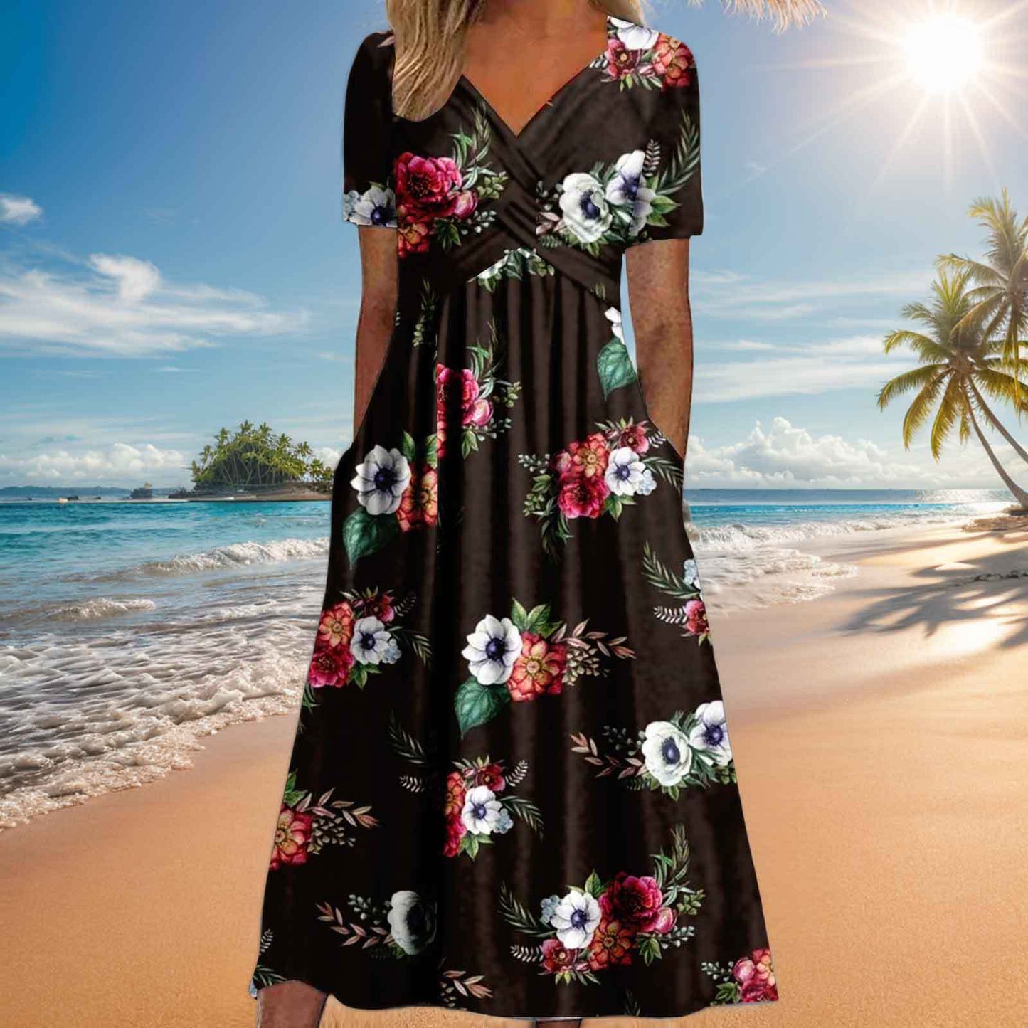 Women's Versatile Summer Sleeve Dress Special Dresses