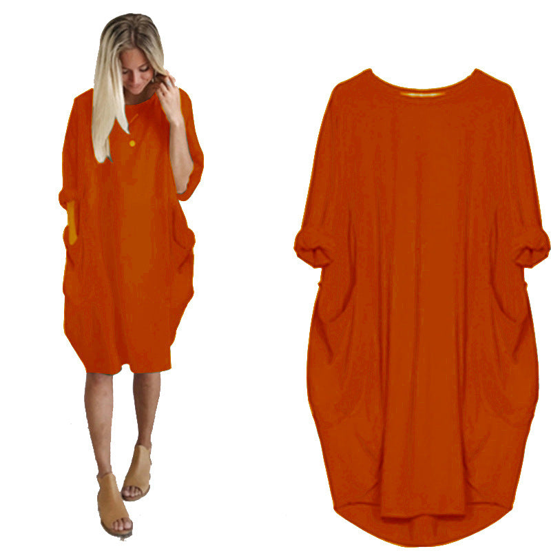 Women's Fashion Casual Mid-length Elegant Graceful Dress