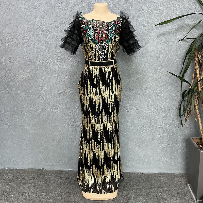 Women's Fishtail Dress Long African Fashion Wear Dresses