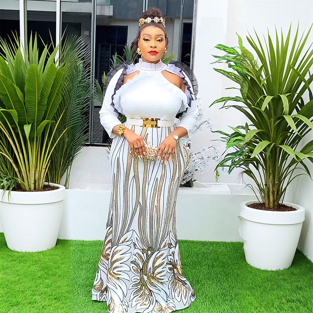 Women's Dress African Long Christmas Sexy Dresses