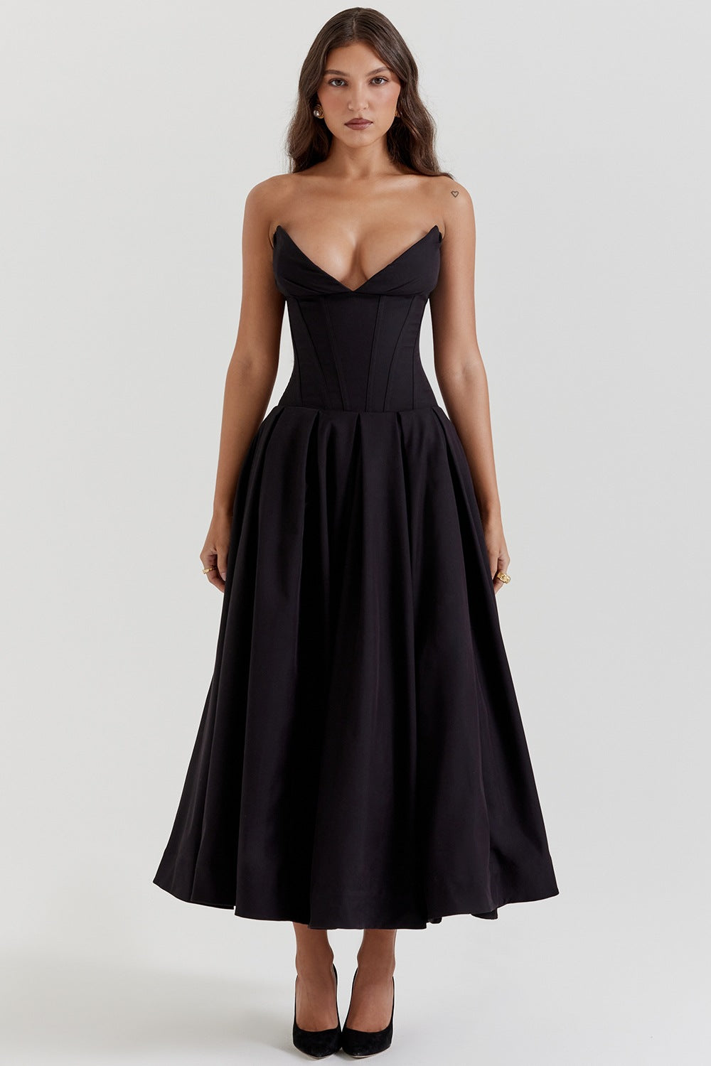 Women's Spring Dress Sexy Hot Sleeveless Mid-length Dresses