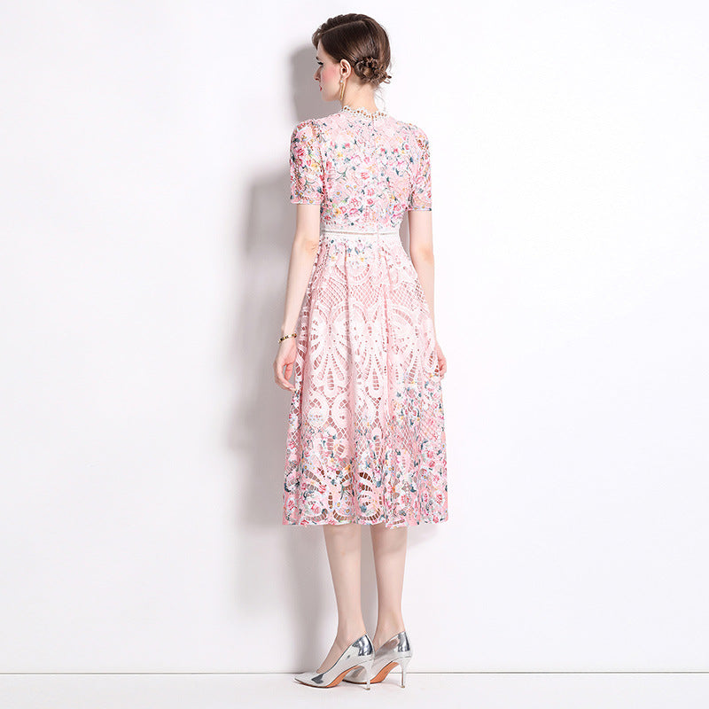 Women's Summer French Elegant High Sense Slimming Dresses